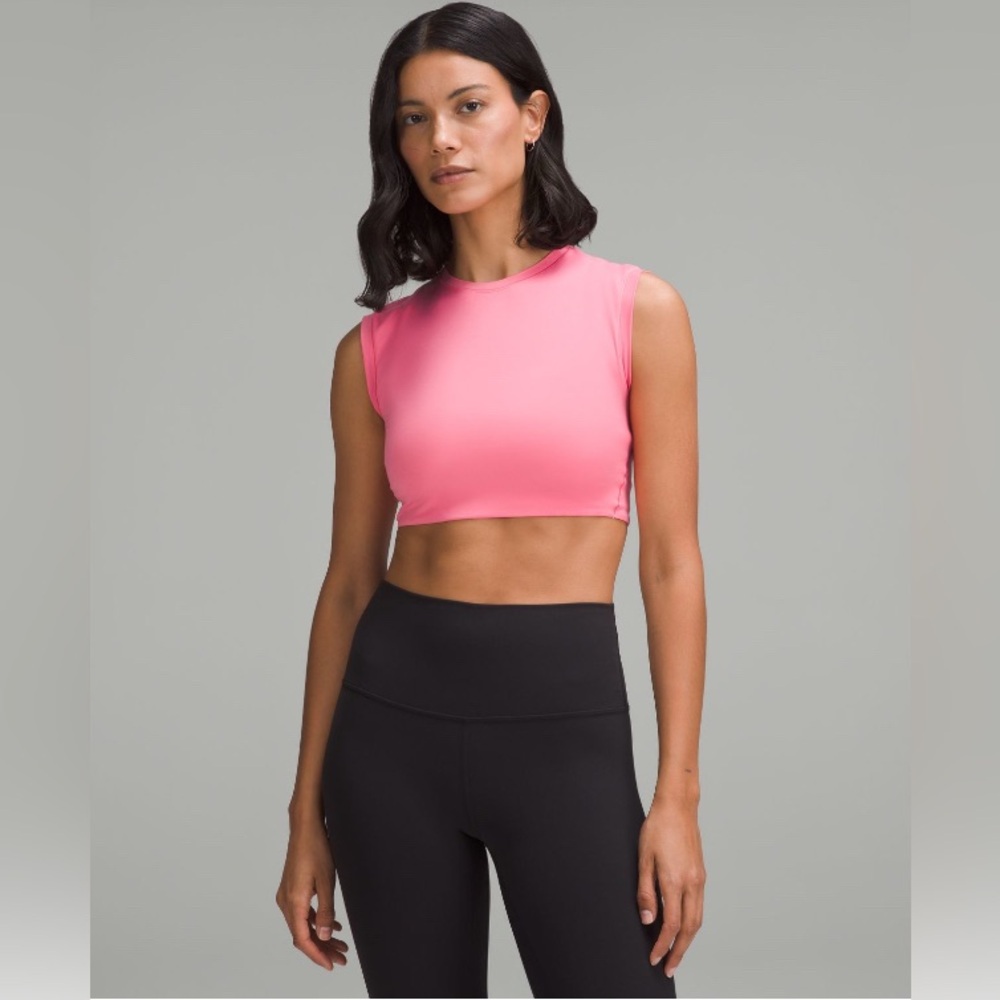 🍋 Lululemon Wundermost Ultra-Soft Nulu Super-Cropped Tank Top💋